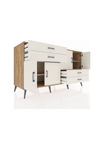 Kronos Konsol 3 Raflı 4 Çekmeceli 4 Kapaklı 176x59x99 Çam-aytaşı Çam-aytaşı Kronos Konsol 3 Raflı 4 Çekmeceli 4 Kapaklı 176x59x99 Çam-aytaşı Çam-aytaşı