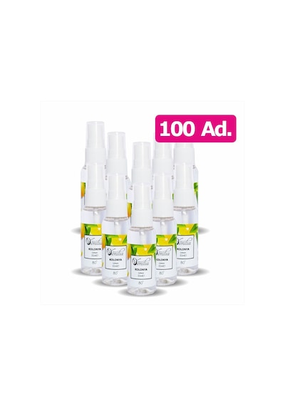 Venilia 80 Derece Limon Kolonyası Sprey Pet Şişe 100 x 30 ML
