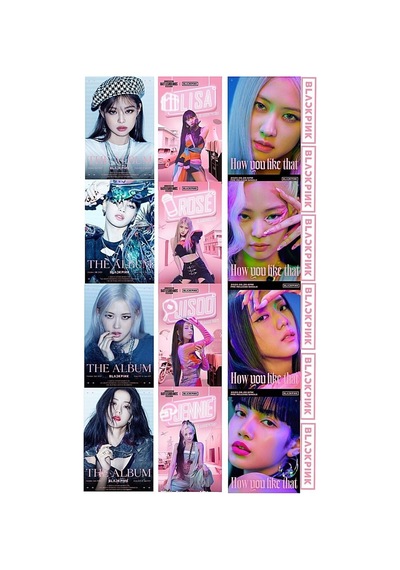 Black Pink 12 No -kpop- 12 Li Fotokart Seti