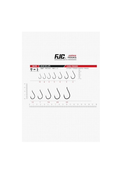 Fjc3628 Chınu Rınged Black Nıkel 1/0