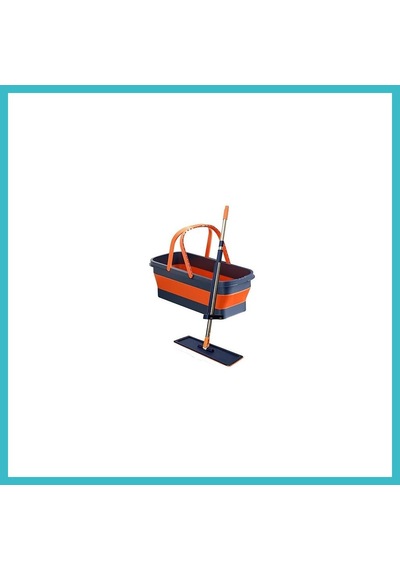 Bezos Sogut Metal Saplı Katlanır Kovalı Mop Set 1 Adet Dfnbez