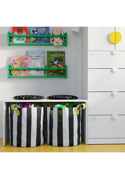 Ikea Lastare Bank, Beyaz, 90x42x48 Cm