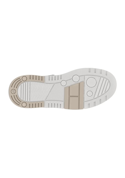 Tommy Hilfiger Kadın Deri Sneaker - Ekru EN0EN02475YBL Ekru