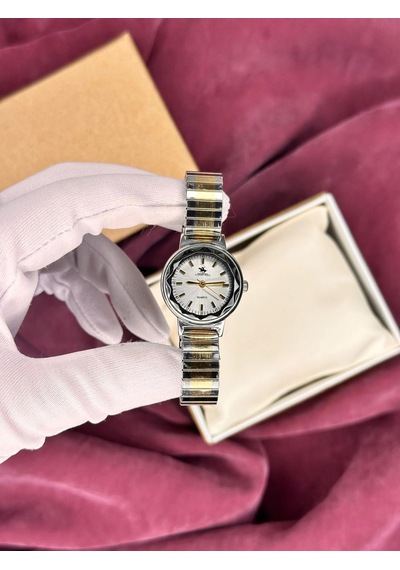Zetro Vintage Gold-gümüş Kordon Kadın Kol Saati