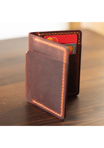 Kişiye Isme Özel Bifold Dik Para Bölmeli Deri Cüzdan Rose