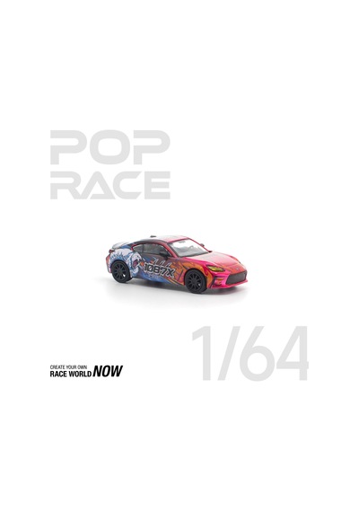 Pop Race Toyota Gr86 Cup 1087x Livery 1:64 Diecast Model Araba Kırmızı
