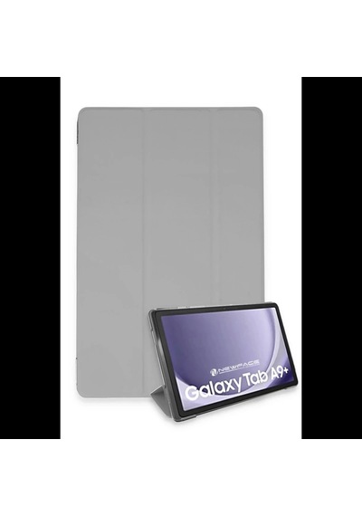 Samsung Galaxy Tab A9 Plus Kılıf Tablet Smart Kılıf - Gri Klasik
