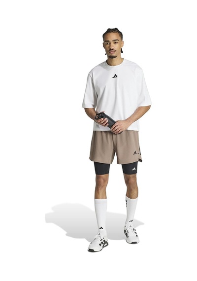 Adidas Erkek Şort D4t Primelft Sh Ks1149 Bej