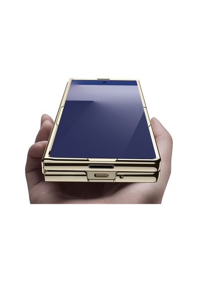 Subutu Galaxy Z Fold 7 Kılıf Zore Full Camlı Kıpta Kapak - Gri-yeşil Gri