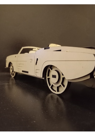 TLR hobi 3d Chevrolet Impala Ahşap Araba Maketi