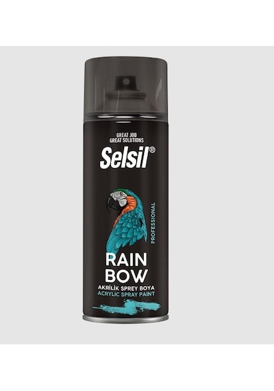 Selsil Rainbow Akrilik Sprey Boya 9301 Buz Dolabı Beyaz Diğer