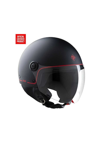 Tucano Urbano El Jettın 6.0 Yarım Kask Mılan Skylıne Mat Siyah Diğer