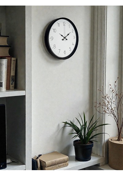 36 Cm Siyah Dekoratif Duvar Saati Diğer 76564693