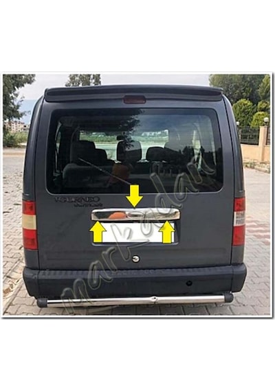 Woc Chrome Ford Connect Krom Bagaj Çıtası 2002-2008 Paslanmaz  Çel