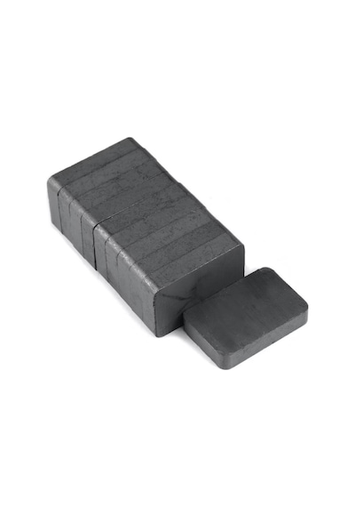 Mıknatıs, 30 x 20 x 10mm Ferrit Kömür Seramik Magnet Mıknatıs