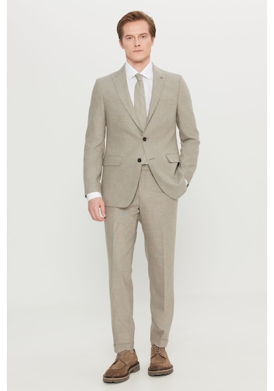 Altınyıldız Classıcs Lımıted Edıtıon Erkek Bej Yünlü Slim Fit Dar Kesim Kırlangıç Yaka Kapak Cepli Esnek Takım Elbise Altınyıldız Classıcs Lımıted Edıtıon Erkek Bej Yünlü Slim Fit Dar Kesim Kırlangıç Yaka Kapak Cepli Esnek Takım Elbise