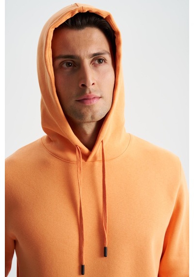 AR-MA Arma Şık Erkek Regular Fit Basic 3 İplik Şardonlu Kanguru Cepli Kapüşonlu Sweatshirt 001