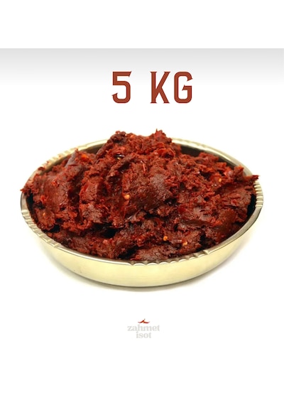 Zahmet Urfa Ev Yapımı Acı Biber Salçası 5 KG