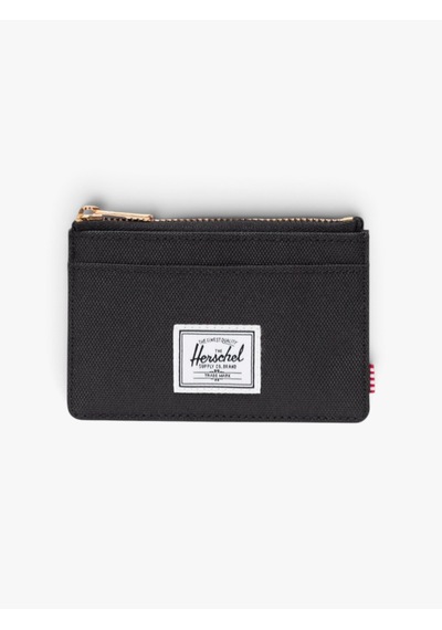 Herschel Oscar Fermuarlı Kartlık Cüzdan Uniseks Siyah Çanta - 30094