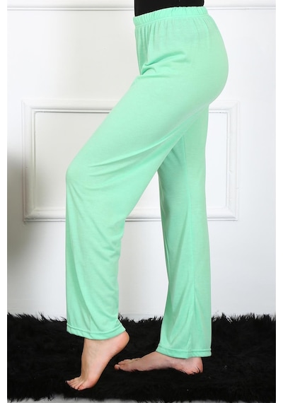 Akbeniz Kadın Pamuklu Tek Alt Pijama 27496 - L Fıstık Yeşili