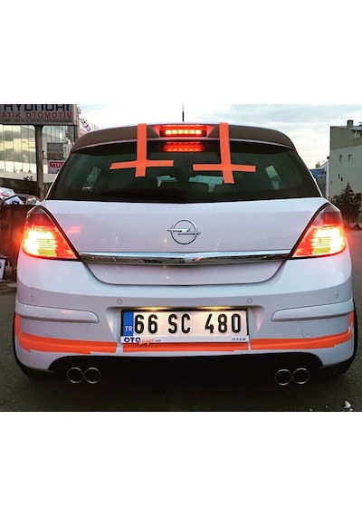 OPEL ASTRA H ARKA EK  Fiber Boyasız