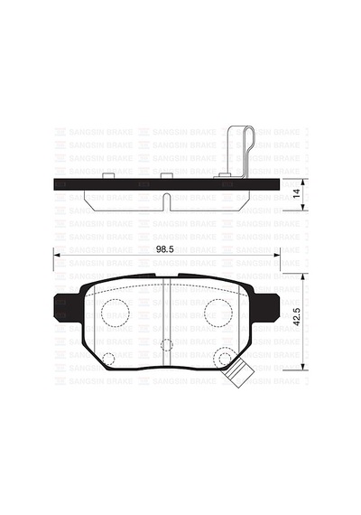 Arka Fren Balata Toyota Aurıs. Corolla 1.6l 1zr-fe Zre151 07-11 / 1.33l 1nr-fe Nre150 6 Vites 10- 0446612130-0446652120-wva24610