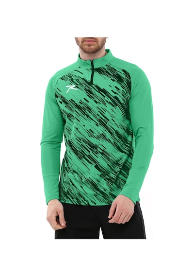 Yarım Fermuarlı Sweatshirt Dıgnus Yeşil Yeşil
