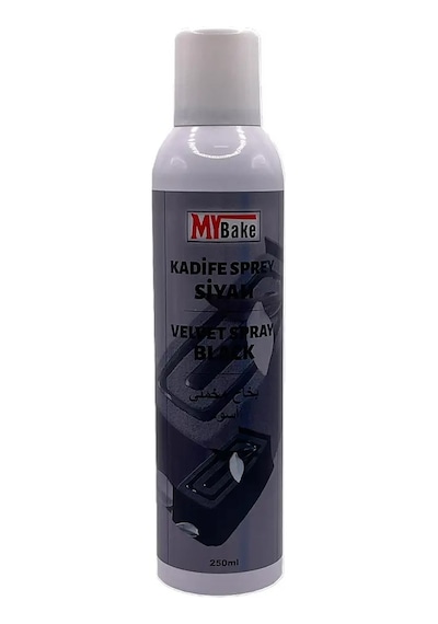 Sprey Boya Velvet My Bake 250 Ml Siyah