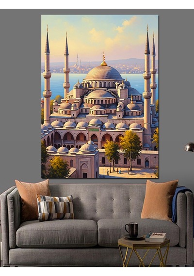 Ahşap Tablo İstanbul Sultanahmet Camii Ve Meydanı