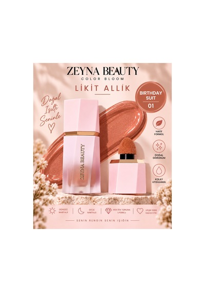 Color Bloom Likit Sıvı Allık Love Cake Pembe - 625561973 Diğer
