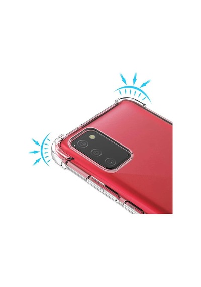 Hepsi Sm Galaxy Uyumlu A02s - M02s Anti-drop Shockproof Darbe Emici Silikon Kılıf- 5775 Najmaddin Şeffaf