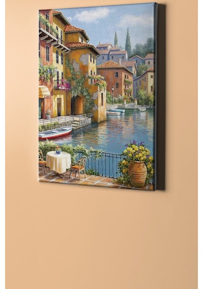 Webstyle Sayılarla Boyama Seti Kasnaklı Kıyı Evleri 60 X 75 Cm