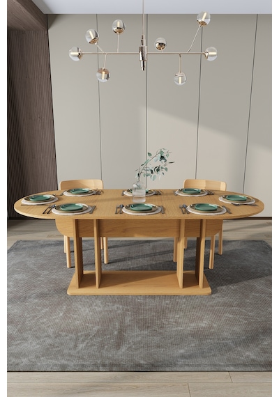 Modern 8 Kişilik Mutfak Yemek Masası %100 Mdf Mutfak Yemek Odası Masası Ym08 Karına Modern 8 Kişilik Mutfak Yemek Masası %100 Mdf Mutfak Yemek Odası Masası Ym08 Karına