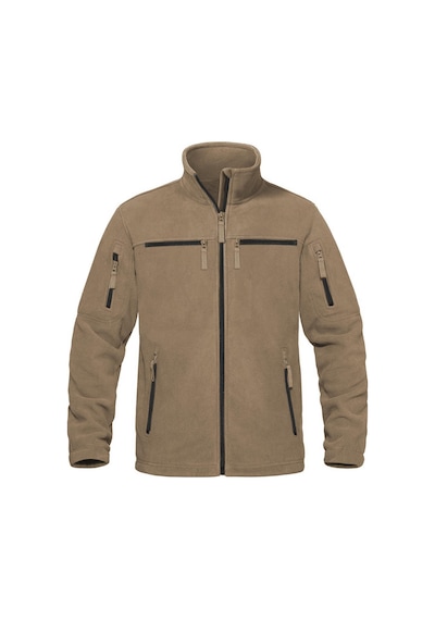 Ghassy Co. Warm Tactical Sport Multi 6 Cep Fonksiyonel Termal Polar Ceket Bej