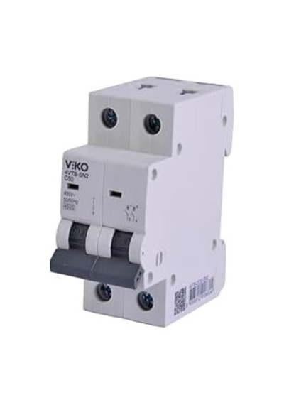 4vtb-2c50 Otomatik Sigorta 4,5ka C Tipi 2 Kutup 50a