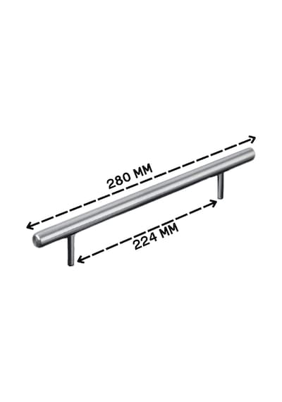 5 Adet Keijo Inox 224mm Paslanmaz Kulp Mobilya, Dolap Kulbu, Kulp Modeli - 5x Keıjo 224mm Inox
