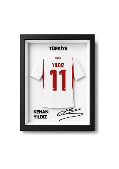 Kenan Yıldız Yazılı İmzalı Çerçeve Forma Masa Üstü Tablo Fotoğraflık Hediyelik Çok Renkli - 934642446 Çok Renkli