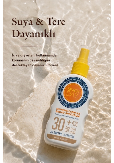 Beach Day Supreme Complex Milk Güneş Sütü Sprey SPF30+ 150 ML