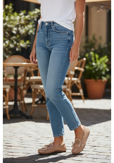 Dosa Shoes Kadın Fiyonklu Babet Ayakkabısı Yavruağzı-101813830