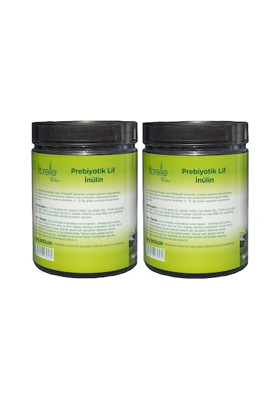 Fibrelle İnülin Prebiyotik Lif 500g Plastik Ambalaj 2 Adet