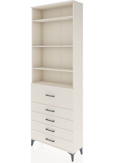 Arges Dolap 4 Raflı 5 Çekmeceli 88x30x243 Aytaşı-aytaşı Aytaşı