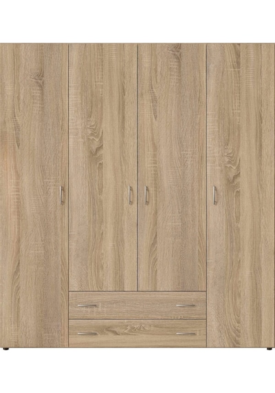Ahter Giyinme Dolabı - Çok Amaçlı Dolap - Gardırop 160 Cm-4 Kapaklı-2 Çekmeceli