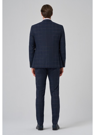 Morven Erkek Lacivert Poliviskon Trend Yelekli Ekoseli Slim Fit Sivri Yaka Takım Elbise 24mc001097200 Lacivert Morven Erkek Lacivert Poliviskon Trend Yelekli Ekoseli Slim Fit Sivri Yaka Takım Elbise 24mc001097200 Lacivert