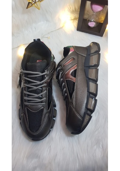 Flet Air Taban Ortopedik Kadın Sneaker Ayakkabı Ckr00583 Gri