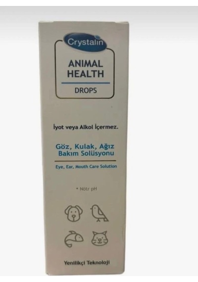 Crystalin Animal Health Drops - Antiseptik & Dezenfektan 100 Ml