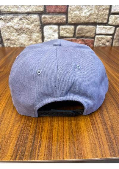 Hamze Hip Hop Snapback Rapper Basic Gabardin Cap Şapka Gri