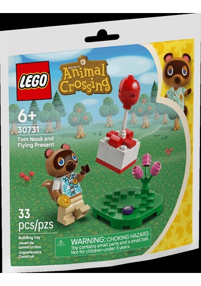 Lego Animal Crossing Tom Nook And Flying Present 30731