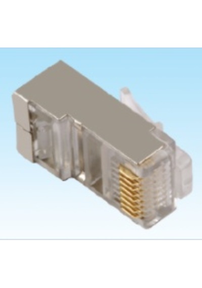 Hcs J06-00804 Cat6 Ftp Rj45 Konnektör Solid Kablo İçin 10'li Paket