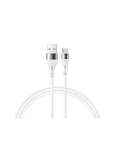 Recci Rs11m Swift Serisi Usb-a To Micro 2.4a Hızlı Şarj Özellikli Data Ve Şarj Kablosu 1m Beyaz