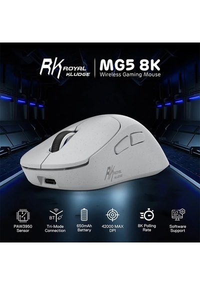 Royal Kludge Mg5 8k Wireless Kablosuz Gaming Mouse Standart